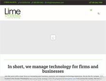 Tablet Screenshot of limesystems.com